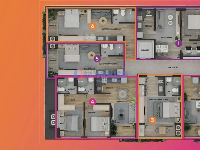 Studio com 28m² 1 quarto e 1 banheiro, à venda, no bairro São Francisco em Ilhéus