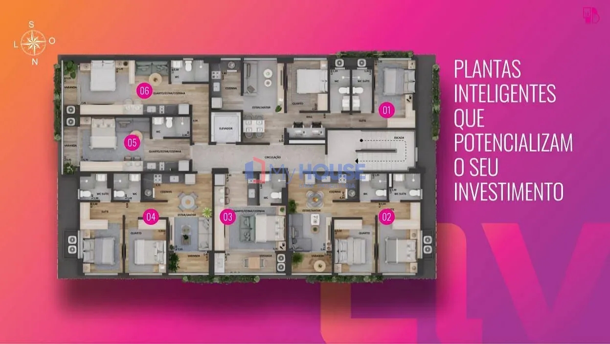 Apartamento, 1 quarto, 27 m² - Foto 3