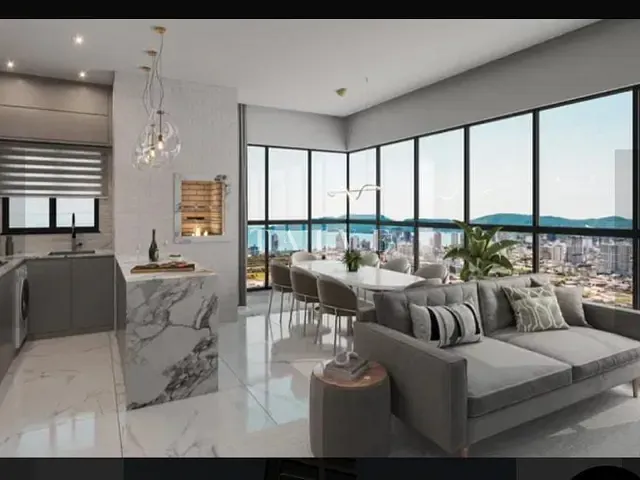 Apartamento 2 quartos e 3 banheiros, à venda, no bairro Pereque em Itapema