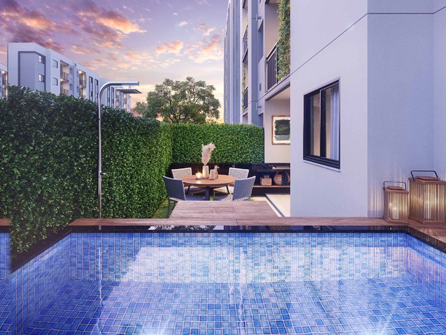 Foto do Apartamento - Apartamento à venda 2 Quartos 41.33M² Barra da Tijuca Rio de Janeiro - RJ | Living Parque Jardim Lírio | ADMIRATA
