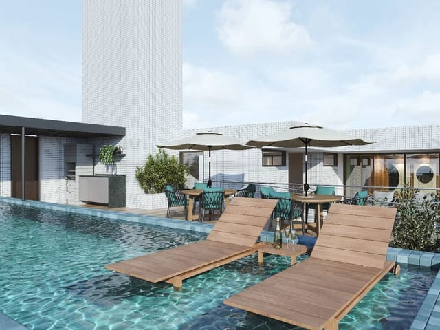 Apartamento com 63m² 2 quartos e 1 banheiro, à venda, no bairro Jardim Cidade Universitária em João Pessoa