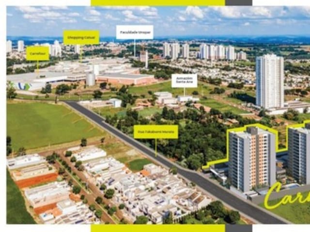Foto do Apartamento - Apartamento para Venda 3 Quartos, 1 Vaga, 64M², Fazenda Gleba Palhano, Londrina - PR | YTICON CARMEL | Londrina Cred Imóveis