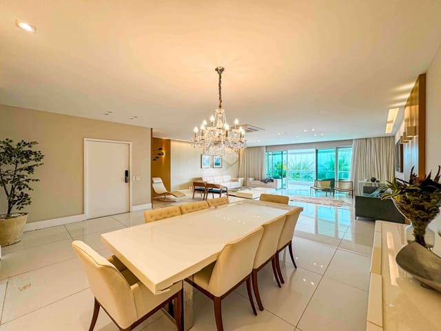 Apartamento com 392m² 4 quartos e 6 banheiros, à venda ou para alugar, no bairro Barra da Tijuca em Rio de Janeiro