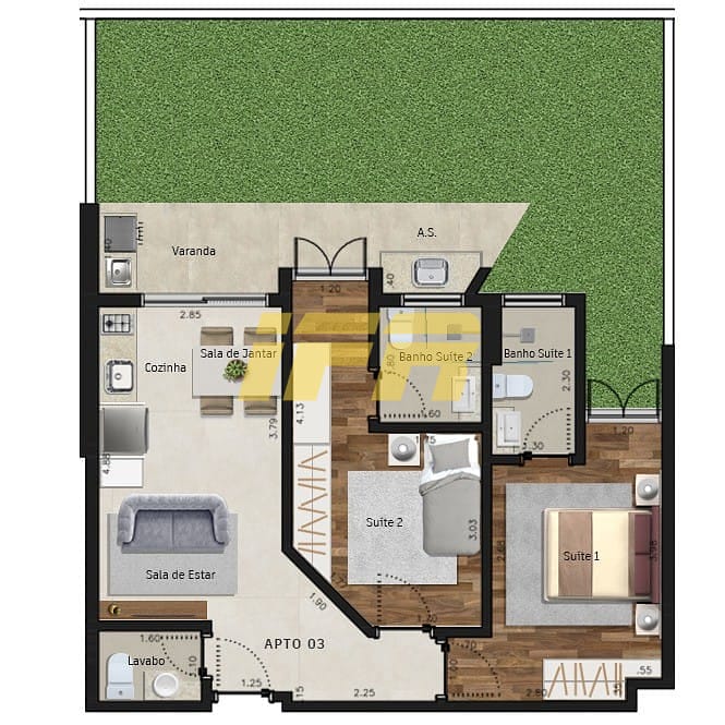 Apartamento, 2 quartos, 84 m² - Foto 15