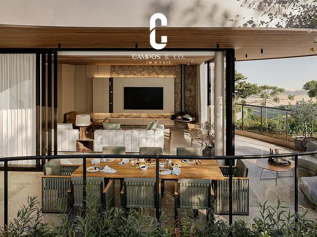 Apartamento com 193m² 3 quartos e 4 banheiros, à venda, no bairro Vila Inglesa em Campos do Jordão
