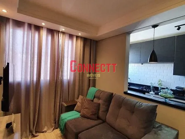 Apartamento 2 quartos e 1 banheiro, à venda, no bairro Reserva Sul Condomínio Resort em Ribeirão Preto