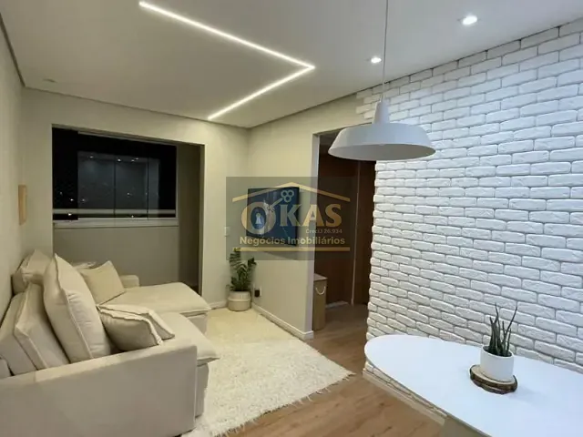 Apartamento 2 quartos e 1 banheiro, à venda, no bairro Vila Urupês em Suzano