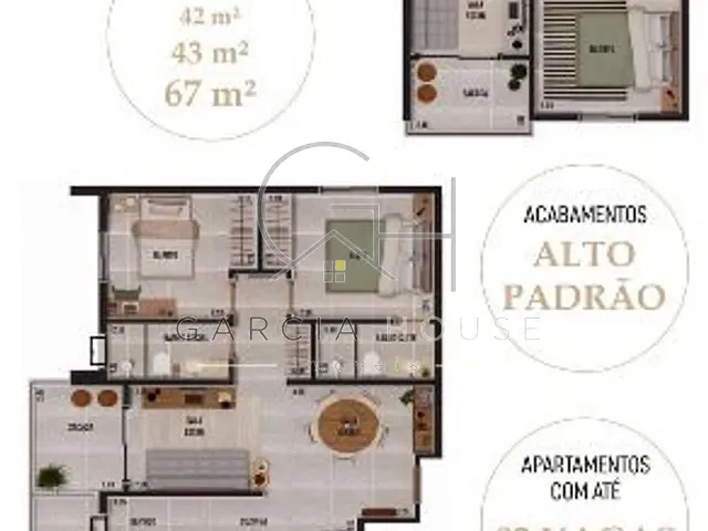 Apartamento com 67m² 2 quartos e 1 banheiro, à venda, no bairro Nova Ribeirânia em Ribeirão Preto