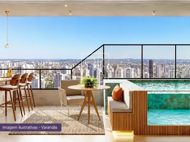 Apartamento 3 quartos e 3 banheiros, à venda, no bairro Setor Bueno em Goiânia