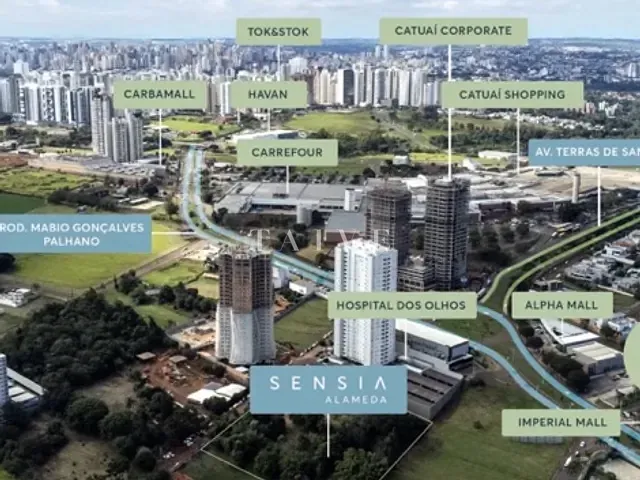 Apartamento 2 quartos e 2 banheiros, à venda, no bairro Gleba Fazenda Palhano em Londrina