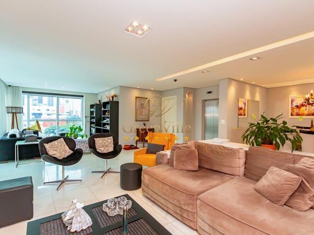 Foto do Apartamento - Água Verde, Apto Ed. Phoenix, 4 Suítes, 4 Vagas, Curitibano, Varanda, Churrasqueira a carvão, à venda, Curitiba, PR | Imobiliária GreenVille