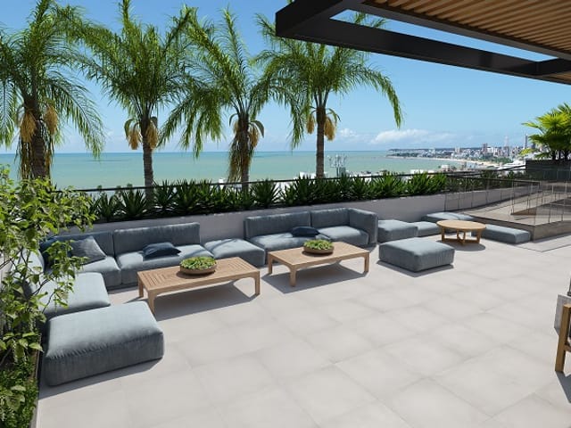 Apartamento com 54m² 1 quarto e 1 banheiro, à venda, no bairro Jardim Oceania em João Pessoa