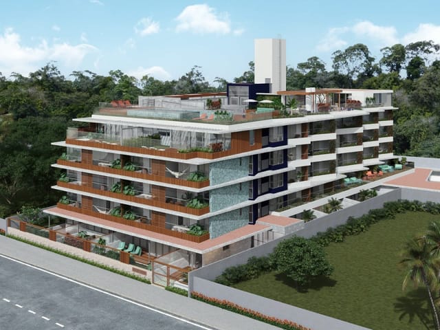 Apartamento com 61m² 2 quartos e 1 banheiro, à venda, no bairro Cabo Branco em João Pessoa