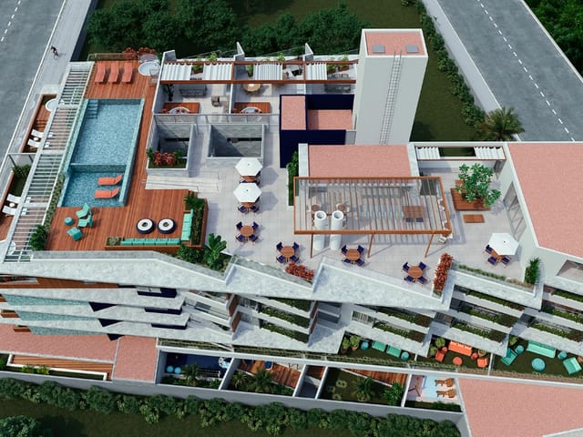 Apartamento com 61m² 2 quartos e 1 banheiro, à venda, no bairro Cabo Branco em João Pessoa