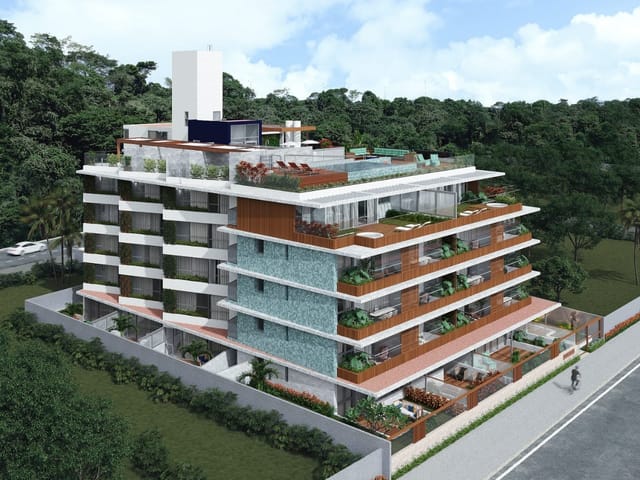 Apartamento com 61m² 2 quartos e 1 banheiro, à venda, no bairro Cabo Branco em João Pessoa