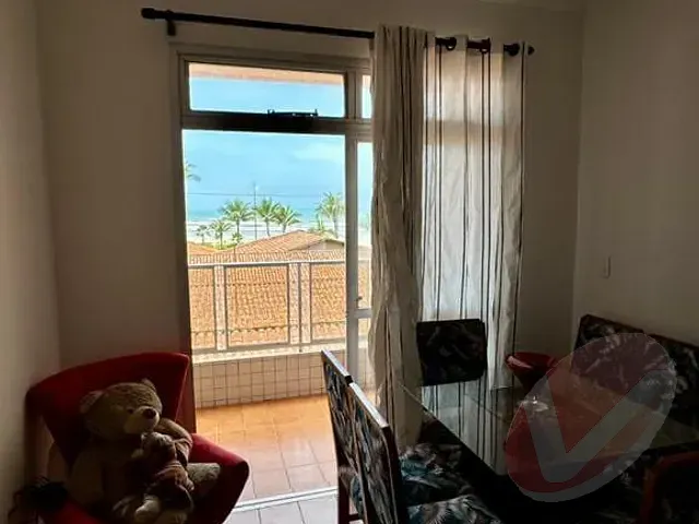 Apartamento com 55m² 1 quarto e 1 banheiro, à venda, no bairro Caiçara em Praia Grande