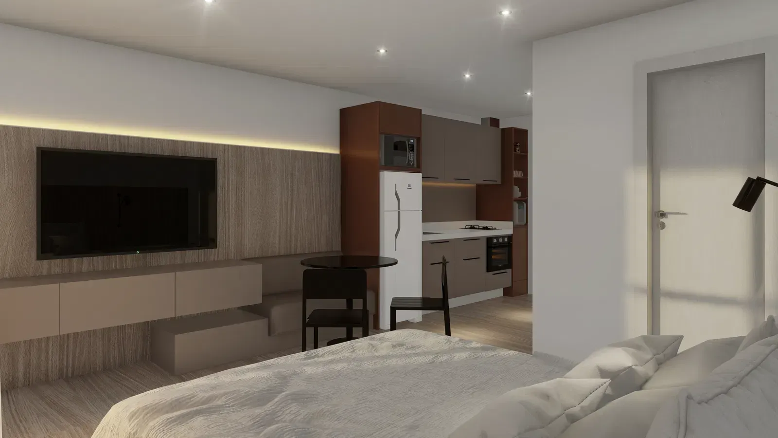 Apartamento à venda com 1 quarto, 47m² - Foto 3