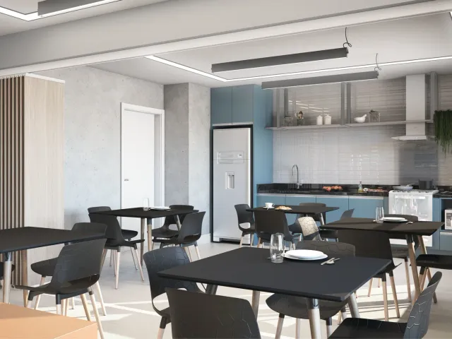Studio 1 quarto e 1 banheiro, à venda, no bairro Cristo Rei em Curitiba