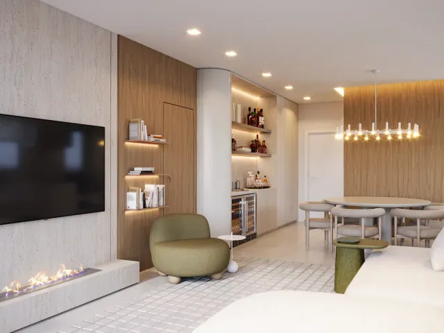 Apartamento 3 quartos e 4 banheiros, à venda, no bairro Cabral em Curitiba