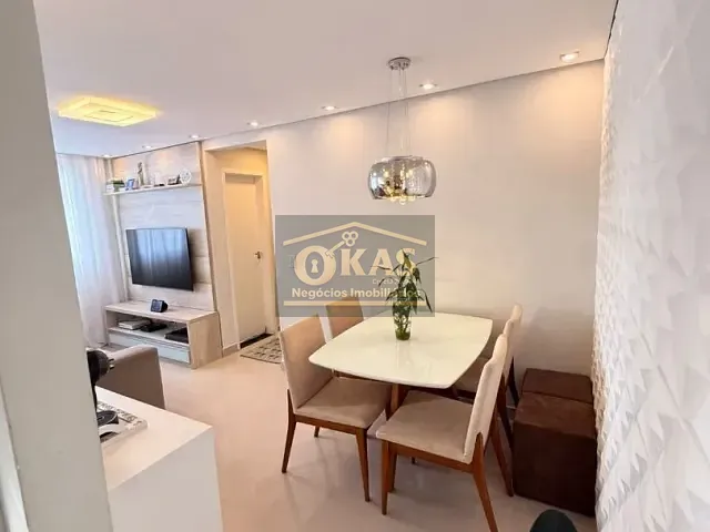 Apartamento 2 quartos e 1 banheiro, à venda, no bairro Vila Mogilar em Mogi das Cruzes