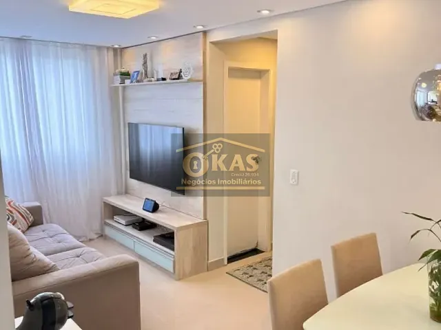 Apartamento 2 quartos e 1 banheiro, à venda, no bairro Vila Mogilar em Mogi das Cruzes