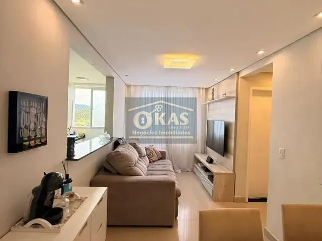 Apartamento 2 quartos e 1 banheiro, à venda, no bairro Vila Mogilar em Mogi das Cruzes