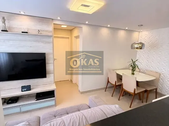 Apartamento 2 quartos e 1 banheiro, à venda, no bairro Vila Mogilar em Mogi das Cruzes
