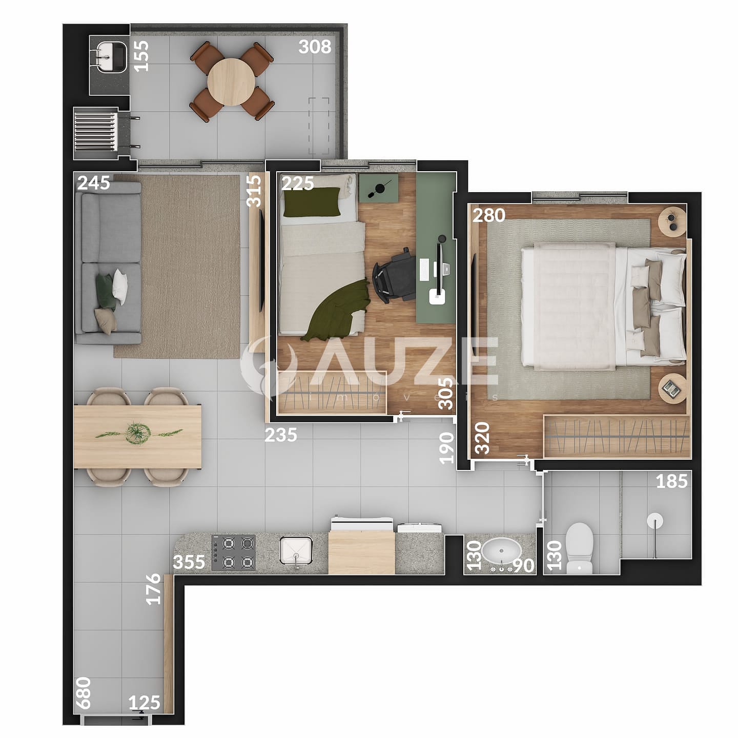 Apartamento à venda com 2 quartos, 60m² - Foto 32