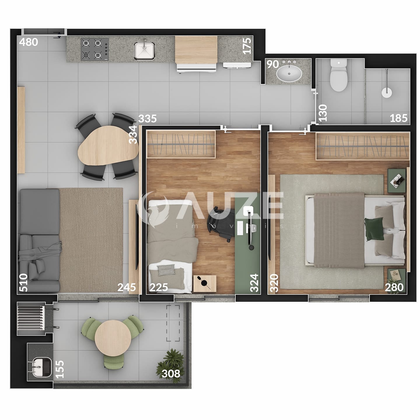 Apartamento à venda com 2 quartos, 60m² - Foto 33