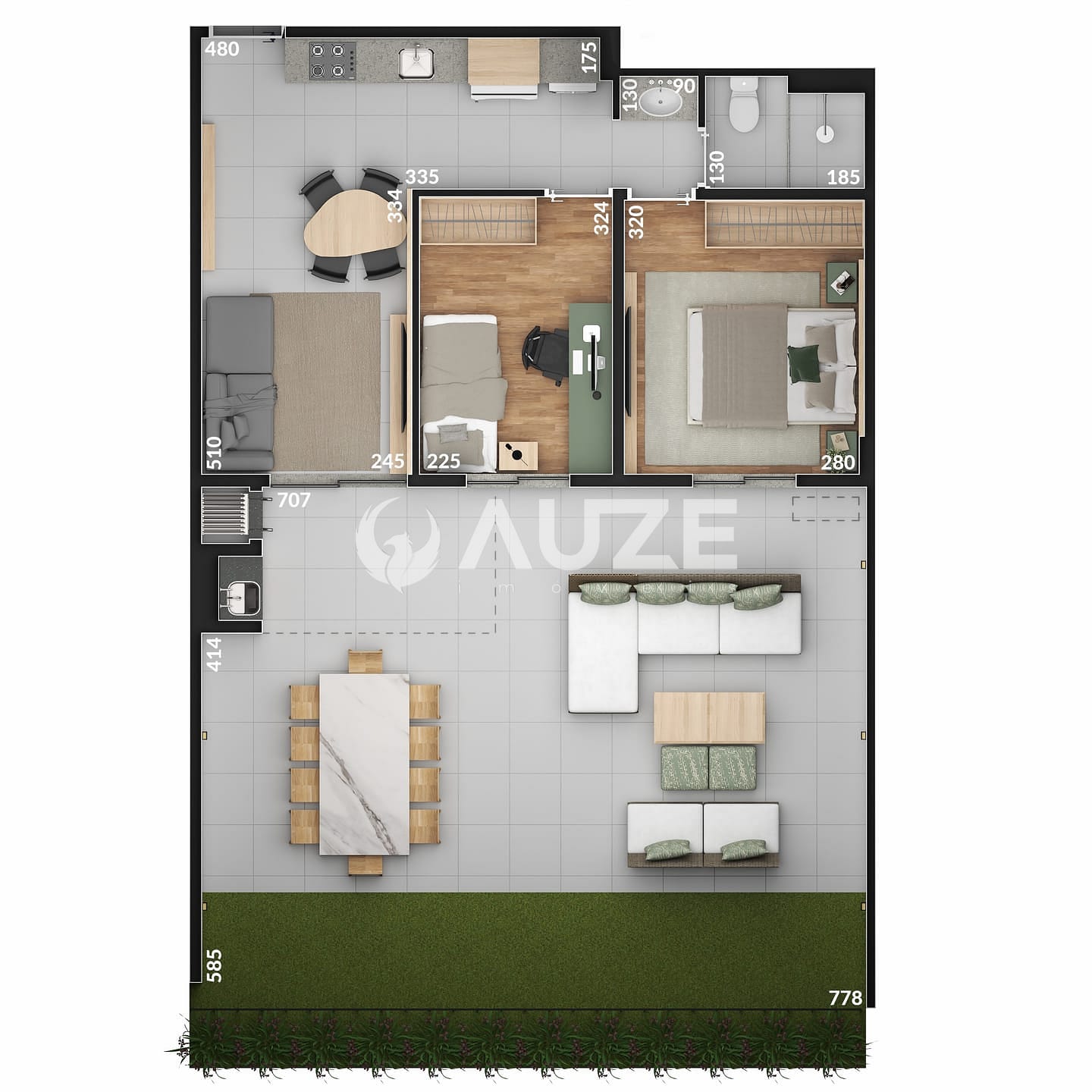 Apartamento à venda com 2 quartos, 60m² - Foto 39