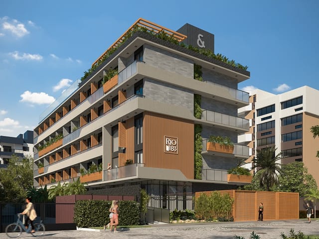 Flat com 23m² 1 quarto e 1 banheiro, à venda, no bairro Cabo Branco em João Pessoa