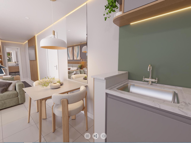 Studio 1 quarto e 1 banheiro, à venda, no bairro Bom Jesus em São José dos Pinhais