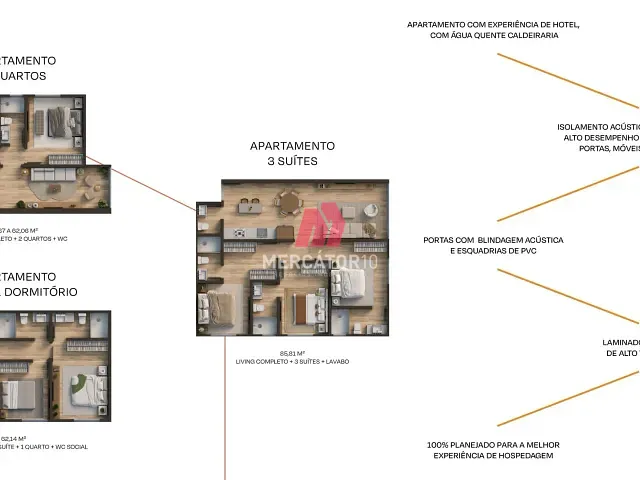 Apartamento 2 quartos e 1 banheiro, à venda, no bairro centro em Pomerode