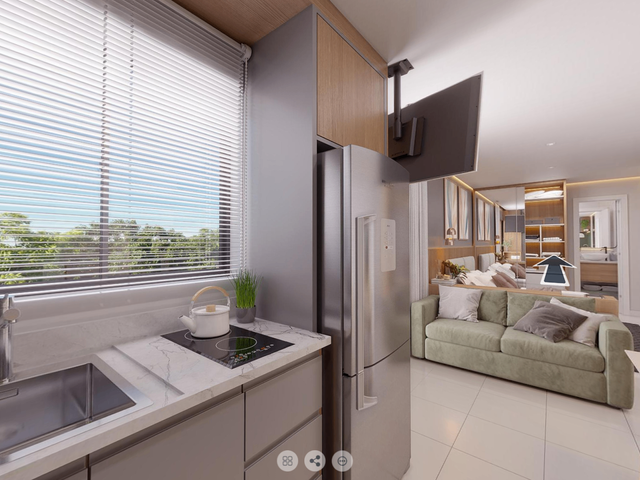 Studio 1 quarto e 1 banheiro, à venda, no bairro Bom Jesus em São José dos Pinhais