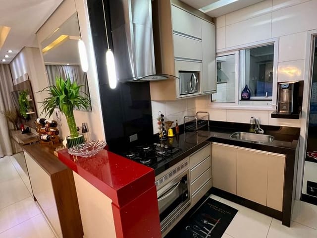 Apartamento com 88m² 2 quartos e 1 banheiro, à venda, no bairro Parque Universitário em Americana