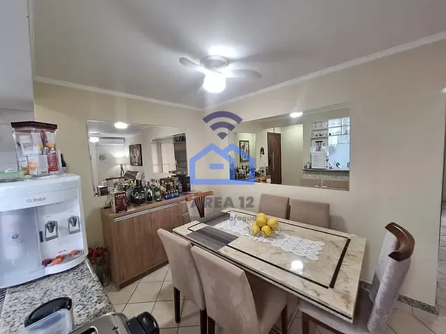Apartamento com 98m² 3 quartos e 2 banheiros, à venda, no bairro Loteamento Morada do Mar em Caraguatatuba