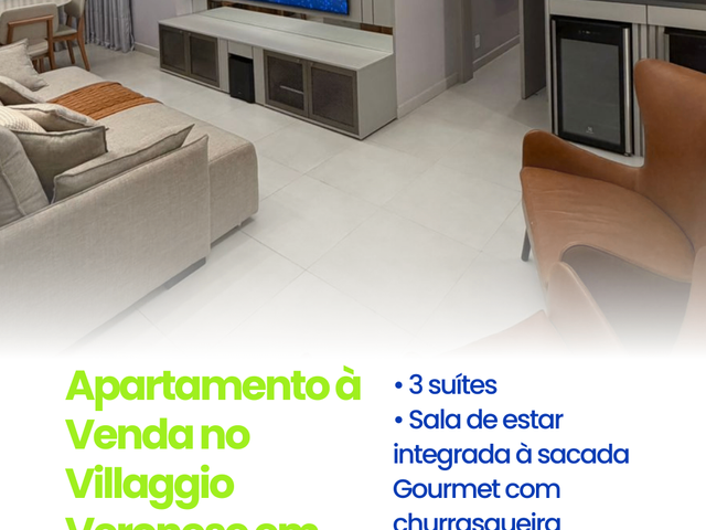 Apartamento 3 quartos e 3 banheiros, à venda, no bairro Santa Rosa em Cuiabá