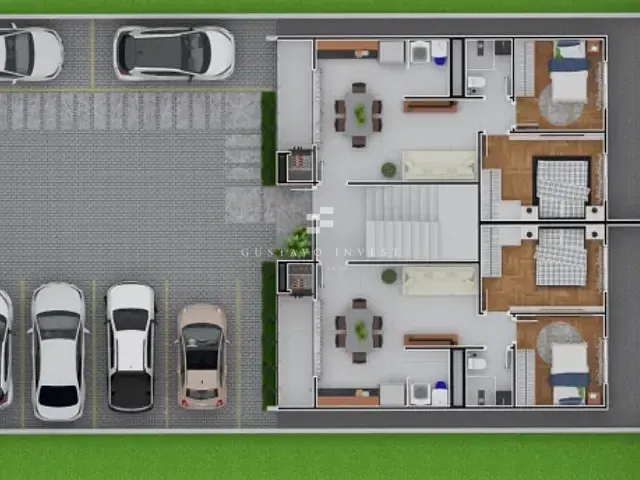 Apartamento 2 quartos e 1 banheiro, à venda, no bairro Dom Joaquim em Brusque
