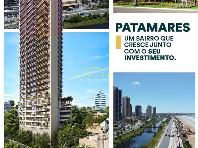 Apartamento com 55m² 2 quartos e 1 banheiro, à venda, no bairro Patamares em Salvador