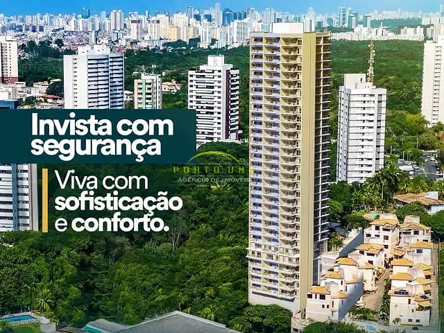 Apartamento com 55m² 2 quartos e 1 banheiro, à venda, no bairro Patamares em Salvador