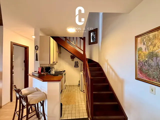 Apartamento 3 quartos e 2 banheiros, à venda, no bairro Alto do Capivari em Campos do Jordão