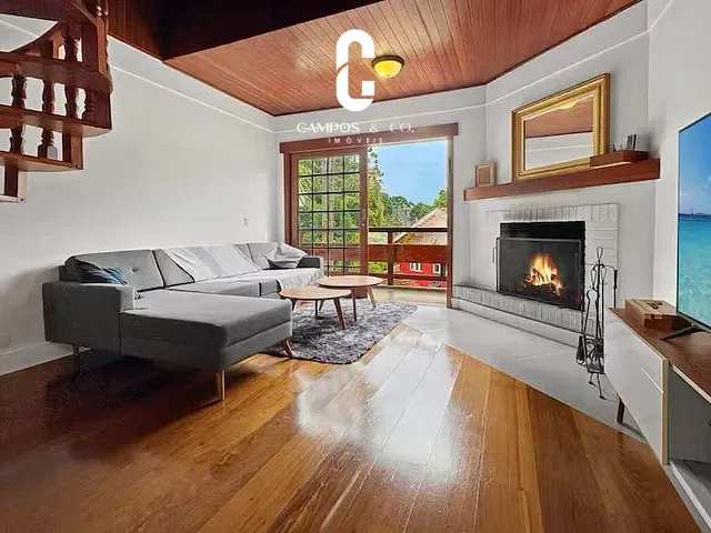 Apartamento com 336m² 5 quartos e 6 banheiros, à venda, no bairro Vila Capivari em Campos do Jordão