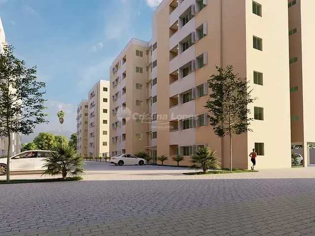 Apartamento 2 quartos e 2 banheiros, à venda, no bairro Pedra Mole em Teresina