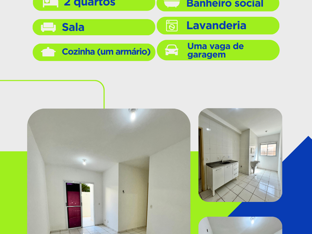 Apartamento 2 quartos e 1 banheiro, para alugar, no bairro Jardim Florianópolis em Cuiabá