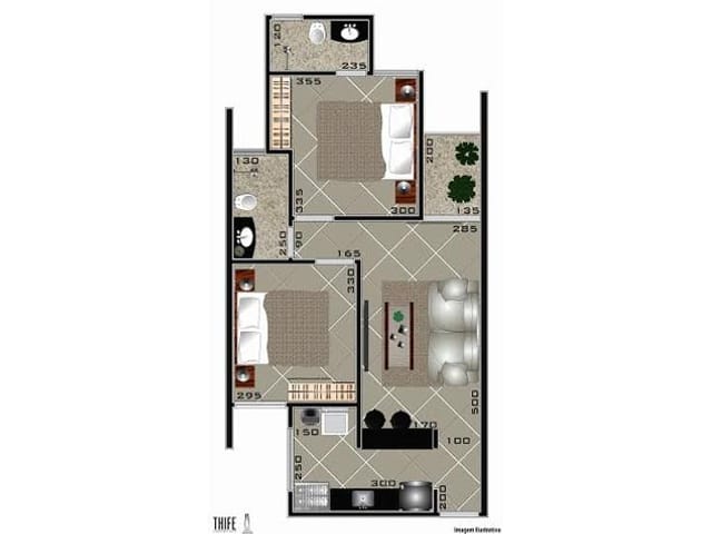 Foto do Apartamento - Apartamento à venda 2 Quartos, 86.4M², Santa Maria, Uberaba - MG | Noruega I | ZUCATO IMOBILIARIA LTDA