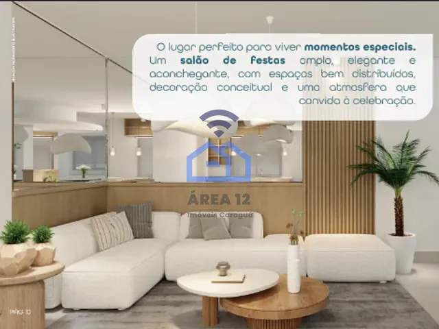 Apartamento com 100m² 2 quartos e 2 banheiros, à venda, no bairro Centro em Caraguatatuba
