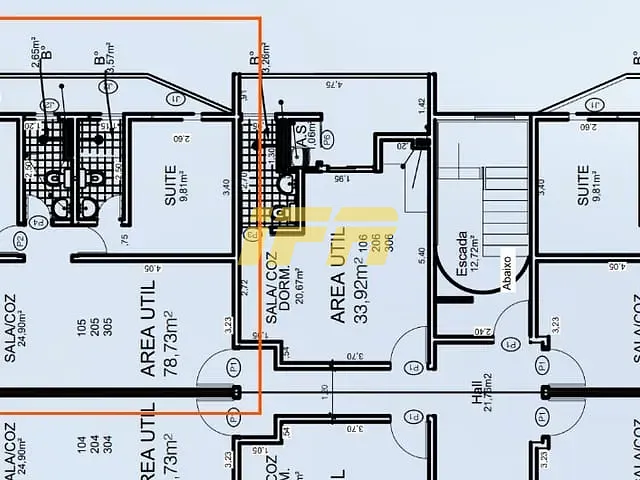 Apartamento 2 quartos e 1 banheiro, à venda, no bairro Centro em Ubatuba