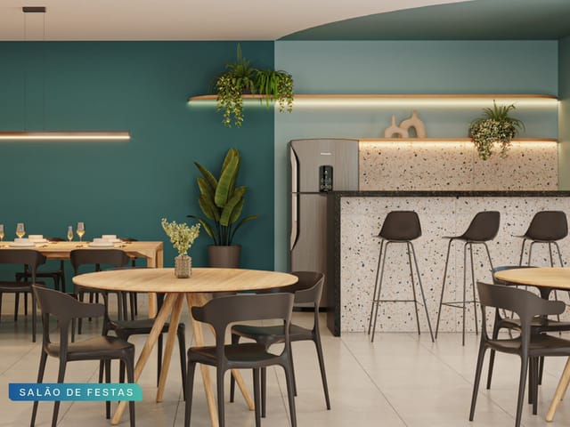 Apartamento 2 quartos e 1 banheiro, à venda, no bairro Pici em Fortaleza