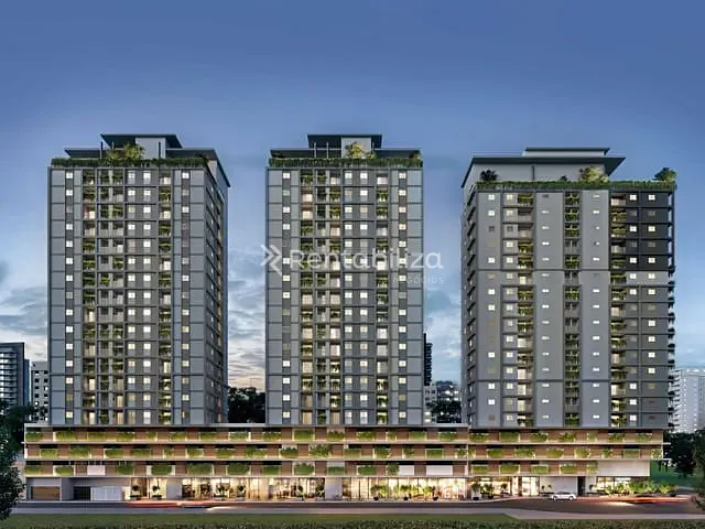 Apartamento com 69m² 2 quartos e 3 banheiros, à venda, no bairro Várzea em Itapema