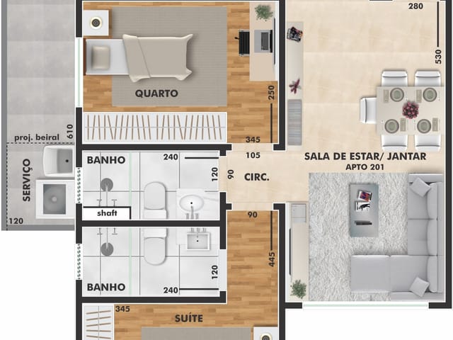 Apartamento 2 quartos e 2 banheiros, à venda, no bairro Santa Terezinha em Belo Horizonte